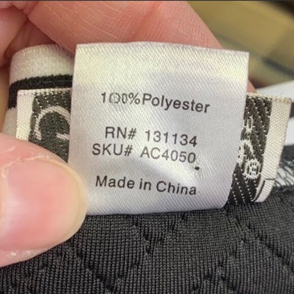 Vintage Alexandra Collection Womens Vest Faux Leather Chevron Black White Small - Picture 12 of 12